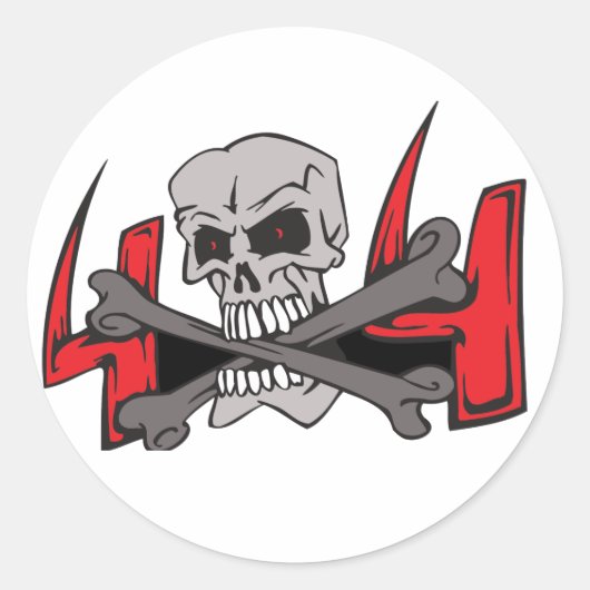 4x4 ronde sticker (Voorkant)