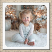 4x4 Rounded Square Border Holiday Family Photo Foto Afdruk