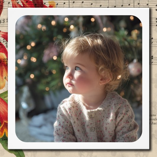 4x4 Square Retro Border voor Foto Foto Afdruk