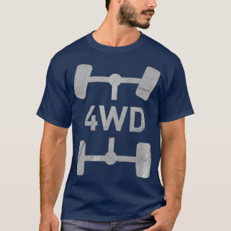 4x4-WD Retro Offroad overland T-shirt