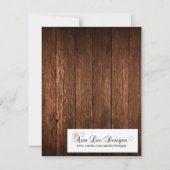 4x5 Bewaar de Date Kaart Geometrische Tuin Roos Sc (Achterkant)