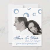 4x5 Bewaar de datum Kaart Seahorse Zee Ocean Beach (Voorkant)