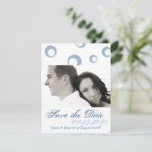 4x5 Bewaar de datum Kaart Seahorse Zee Ocean Beach (Staand voorkant)