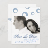 4x5 Bewaar de datum Kaart Seahorse Zee Ocean Beach (Voorkant / Achterkant)