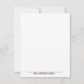 4x5 Bumblebee Baby shower Kaart (Achterkant)