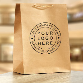 4x5 Cirkel Zakelijk Logo Aangepast  Rubberstempel