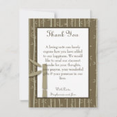 4x5 FLAT Bedankkaart Bamboe Bliss (Voorkant)