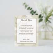 4x5 FLAT Bedankkaart Kerststerren Kaart (Staand voorkant)