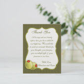 4x5 FLAT Bedankkaart Martini Olijven Groene Strip (Staand voorkant)