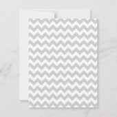 4x5 FLAT Bedankt Kaart Moderne Chevron Stripe Cora (Achterkant)