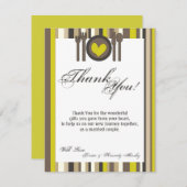 4x5 FLAT Dank u kaart China Bord Zilverwerk (Voorkant / Achterkant)