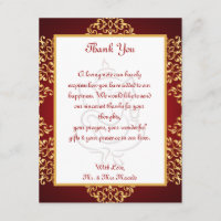 4x5 FLAT Dank u Kaart Lord Ganesha/Hindu Red Spi