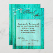 4x5 FLAT Dank u kaart Mason Jar String Lights (Voorkant / Achterkant)