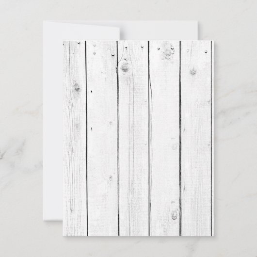 4x5 FLAT Dank u kaart Mason Jar String Lights (Achterkant)