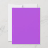 4x5 FLAT Dank u kaart Ombre Paarse Chevron (Achterkant)