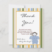 4x5 FLAT Dank u kaart Safari Vrienden (Voorkant)