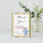 4x5 FLAT Dank u kaart Safari Vrienden (Staand voorkant)