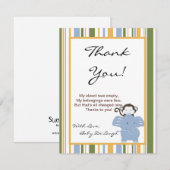 4x5 FLAT Dank u kaart Safari Vrienden (Voorkant / Achterkant)