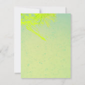 4x5 FLAT Dank u kaart Spring Hibiscus Flower Haw (Achterkant)