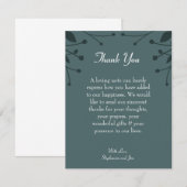 4x5 FLAT Dank u kaart Twilight Twigs (Voorkant / Achterkant)