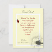 4x5 FLAT Hartelijk dank. Gele kaart en Lady Bug (Voorkant)