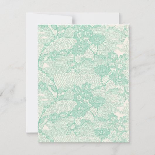 4x5 FLAT - Hartelijk dank - Kaart Afdruk land Mint (Achterkant)