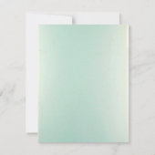 4x5 FLAT - Hartelijk dank - Kaart met Glass Mirror (Achterkant)