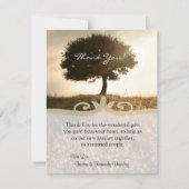 4x5 FLAT - Hartelijk dank - Kaartstructuur en Suns Bedankkaart (Voorkant)