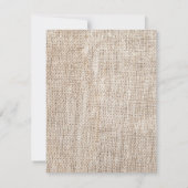 4x5 FLAT - Hartelijk dank - Landkaart Lace Handker Bedankkaart (Achterkant)