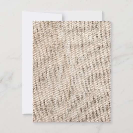 4x5 FLAT - Hartelijk dank - Landkaart Lace Handker Bedankkaart (Achterkant)