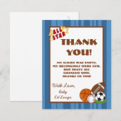 4x5 FLAT Hartelijk dank voor de kaart All-Star Blu (Voorkant / Achterkant)