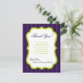 4x5 FLAT Hartelijk dank voor de kaart Lime Green & (Staand voorkant)