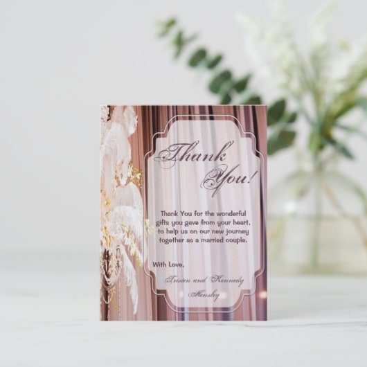 4x5 FLAT - Hartelijk dank voor de kaart van het Ve (Staand voorkant)