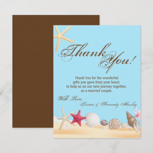 4x5 FLAT Hartelijk dank voor de kaart Zeelui en di (Voorkant / Achterkant)