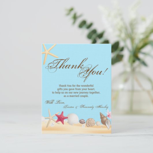 4x5 FLAT Hartelijk dank voor de kaart Zeelui en di (Staand voorkant)