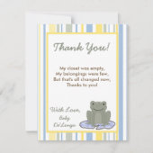 4x5 FLAT - Hartelijk dank voor de leder van de Kik Bedankkaart (Voorkant)