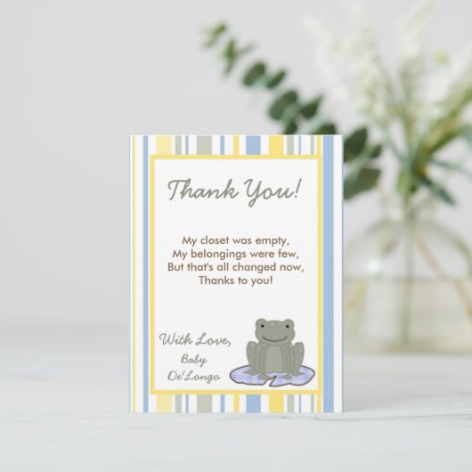 4x5 FLAT - Hartelijk dank voor de leder van de Kik Bedankkaart (Staand voorkant)