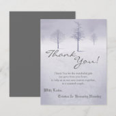 4x5 FLAT Hartelijk dank voor de WinterWonderland T Bedankkaart (Voorkant / Achterkant)