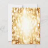 4x5 FLAT Hartelijk dank voor Glitz Gold Sparkles Bedankkaart (Achterkant)