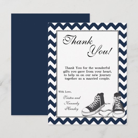 4x5 FLAT - Hartelijk dank voor uw creditcard Teena Bedankkaart (Voorkant / Achterkant)