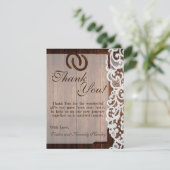 4x5 FLAT - Hartelijk dank voor uw Hoefijzers op sc Bedankkaart (Staand voorkant)