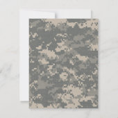 4x5 FLAT - Hartelijk dank voor uw kaart ARMY ACU U (Achterkant)