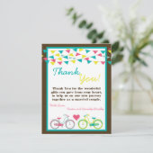 4x5 FLAT - Hartelijk dank voor uw kaart - Bike Bic (Staand voorkant)