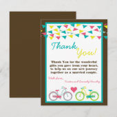 4x5 FLAT - Hartelijk dank voor uw kaart - Bike Bic (Voorkant / Achterkant)