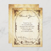 4x5 FLAT - Hartelijk dank voor uw kaart -  ceremon (Voorkant / Achterkant)