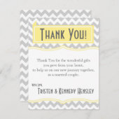 4x5 FLAT - Hartelijk dank voor uw kaart Chevron St (Voorkant / Achterkant)