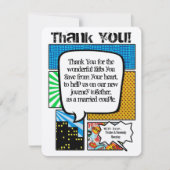 4x5 FLAT - Hartelijk dank voor uw kaart Comic Stri (Voorkant)