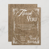 4x5 FLAT - Hartelijk dank voor uw kaart - Eat-Drin (Voorkant / Achterkant)