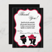 4x5 FLAT - Hartelijk dank voor uw kaart Formele Pe (Voorkant / Achterkant)