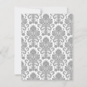 4x5 FLAT - Hartelijk dank voor uw kaart Gele Damas (Achterkant)